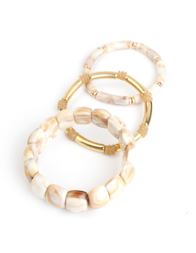 Pulsera set x3 Elásticas | Infinita Moda