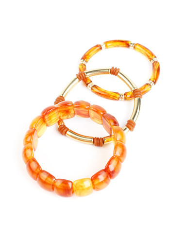 Pulsera set x3 Elásticas | Infinita Moda