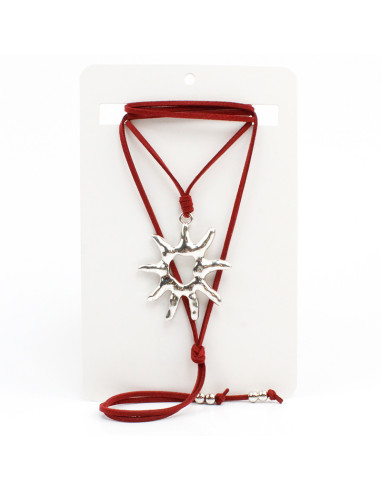 Collar New Silver Sun | Venta mayorista – Infinita