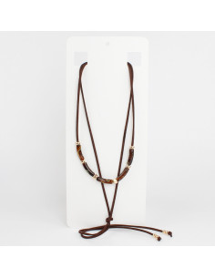 Collar Corbatero de Gamuzas