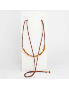 Collar Corbatero de Gamuzas