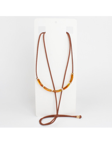 Collar Corbatero de Gamuzas
