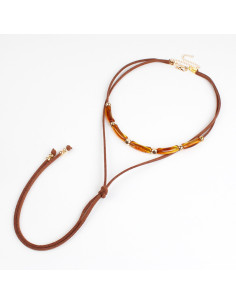 Collar Corbatero de Gamuzas
