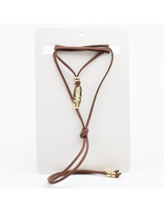 Collar de Gamuza y Dije | Infinita Moda