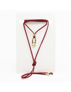 Collar de Gamuza y Dije | Infinita Moda