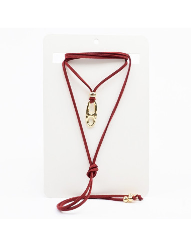 Collar de Gamuza y Dije | Infinita Moda