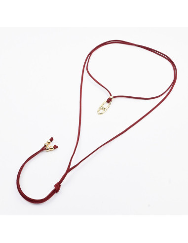Collar de Gamuza y Dije | Infinita Moda