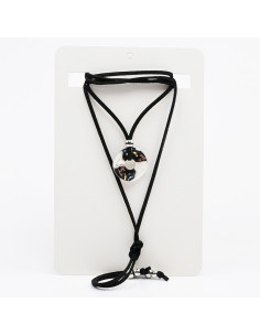 Collar de Gamuza y Dije | Infinita Moda