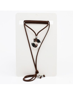 Collar de Gamuza y Dije | Infinita Moda
