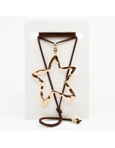 Collar de Gamuza y Dije | Infinita Moda