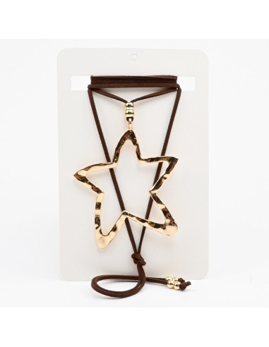 Collar de Gamuza y Dije | Infinita Moda