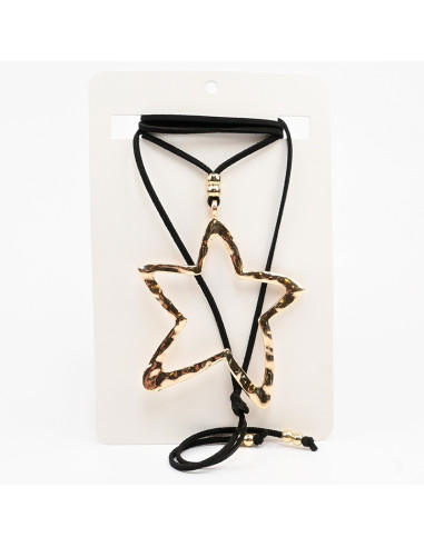 Collar de Gamuza y Dije | Infinita Moda