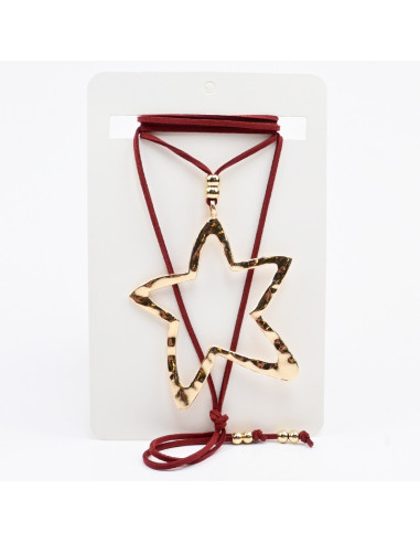Collar de Gamuza y Dije | Infinita Moda