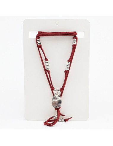 Collar de Gamuza y Dije | Infinita Moda