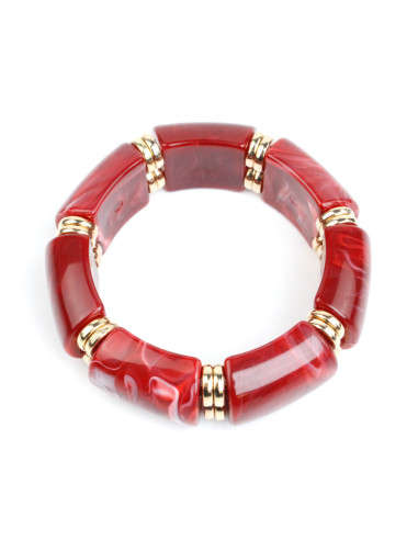 Pulsera Elástica de Acrílico Chic