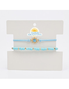 Set de Pulseras de Hilo Mundial