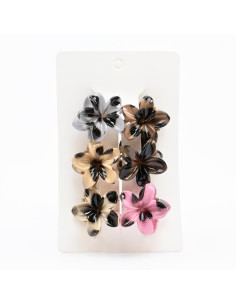 Broche Set x 6 Flor | Infinita Moda