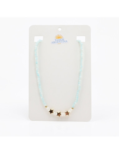 Collar Enhebrado Capsula Mundial