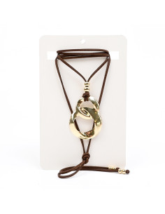 Collar de Gamuza y Dije | Infinita Moda