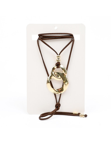 Collar de Gamuza y Dije | Infinita Moda