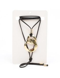 Collar de Gamuza y Dije | Infinita Moda
