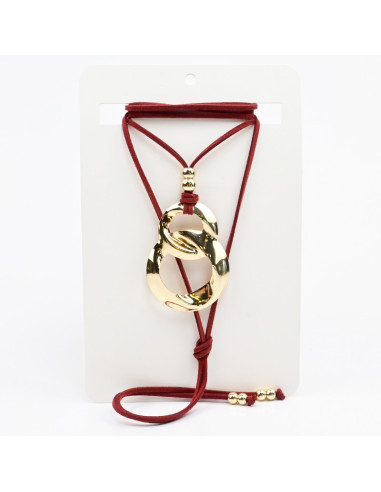 Collar de Gamuza y Dije | Infinita Moda