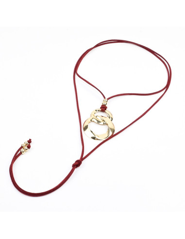 Collar de Gamuza y Dije | Infinita Moda