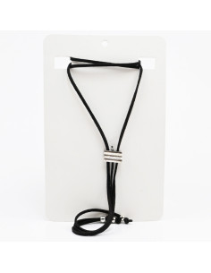 Collar Corbatero de Gamuza