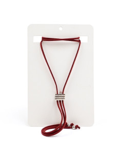 Collar Corbatero de Gamuza