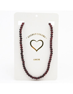 Collar de Cuentas de Vidrio - Tigers Eye