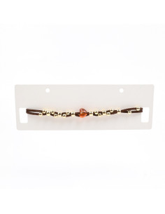 Choker de Gamuza y Dije Acrílico