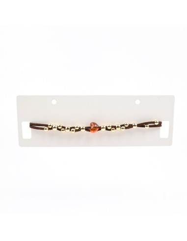 Choker de Gamuza y Dije Acrílico