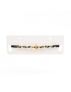 Choker de Gamuza y Dije Acrílico