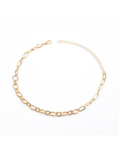 Choker de Cadena Dorada