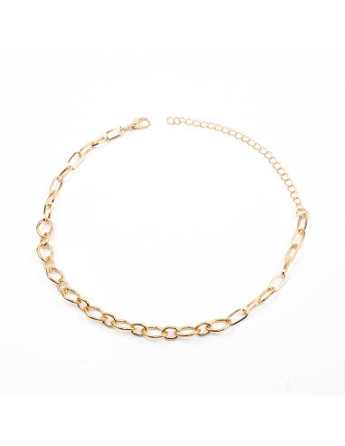 Choker de Cadena Dorada