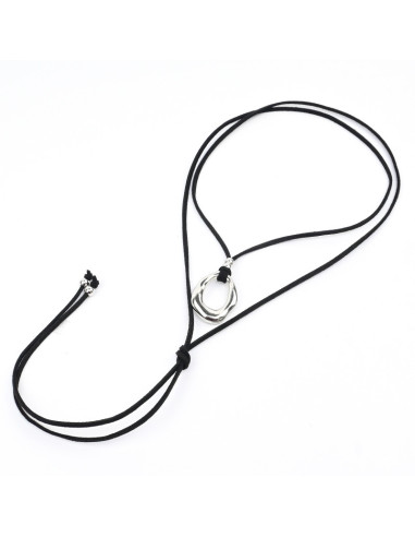 Collar de Gamuza y Dije Orgánico