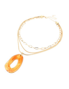 Collar de Cadenas y Dije
