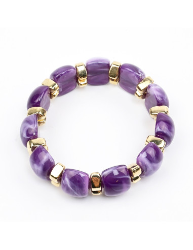 Pulsera Acrílica Elástica | Infinita Moda