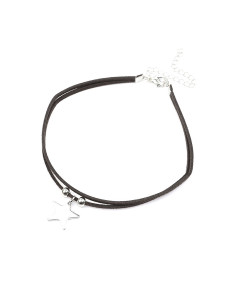 Choker de Gamuza y Dije