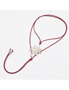 Collar de Gamuza Silver Solar Spirit