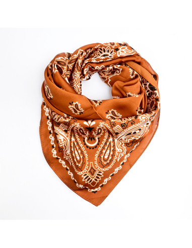 Pañuelo Cinnamon Paisley (70x70)