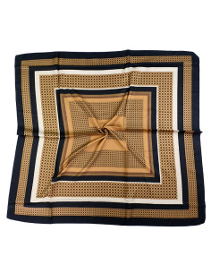 Pañuelo XXL Geometric Brown