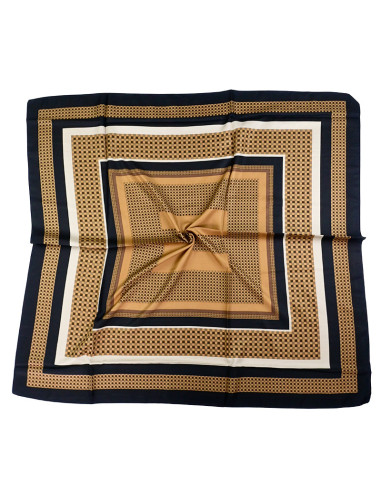 Pañuelo XXL Geometric Brown
