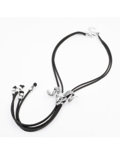 Collar Corbatero de Gamuza