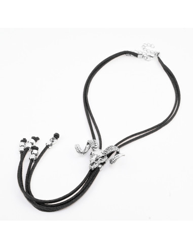 Collar Corbatero de Gamuza