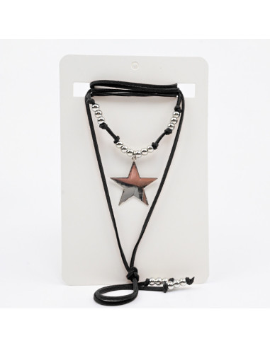 Collar de Gamuza y Dije | Infinita Moda