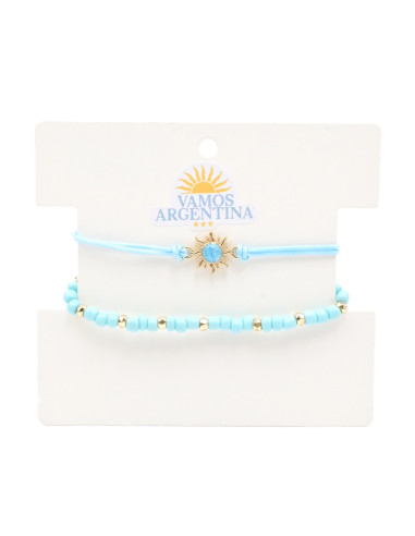 Set de Pulseras de Hilo Mundial