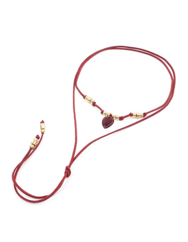 Collar de Gamuza y Dije | Infinita Moda