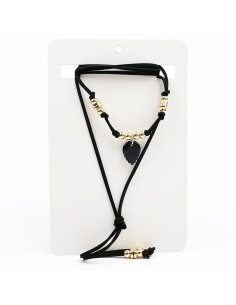 Collar de Gamuza y Dije | Infinita Moda