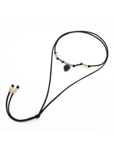 Collar de Gamuza y Dije | Infinita Moda